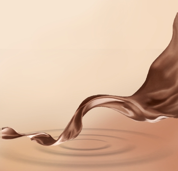 丝滑巧克力简约背景素材