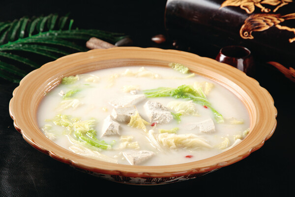 白菜燉豆腐