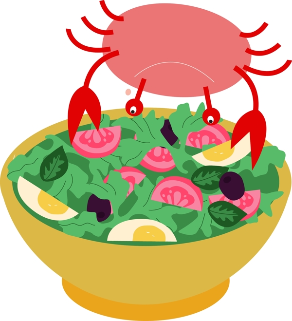 食物裝飾元素圖案