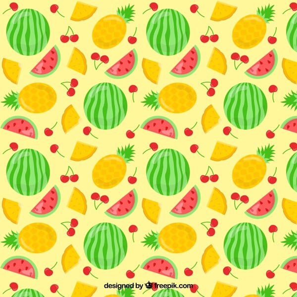 夏季水果圖案