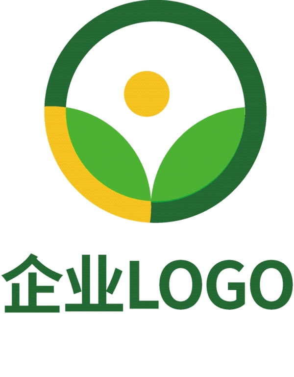 简约绿色企业LOGO设计