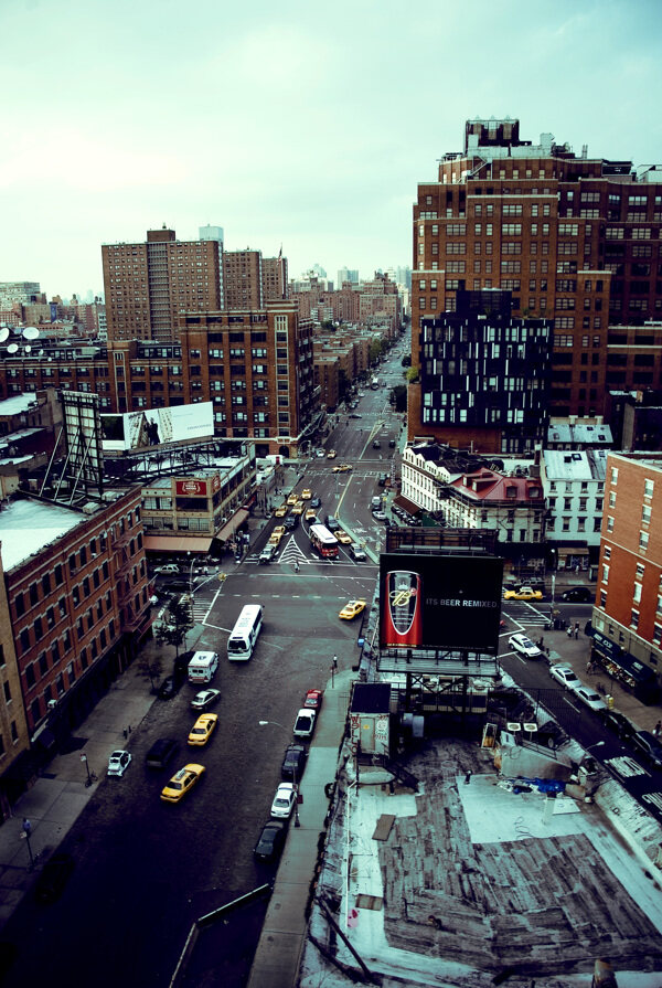 纽约曼哈顿街景图片