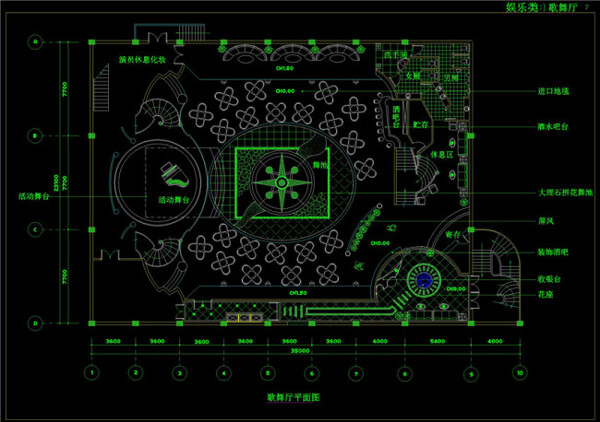 歌舞厅CAD图纸