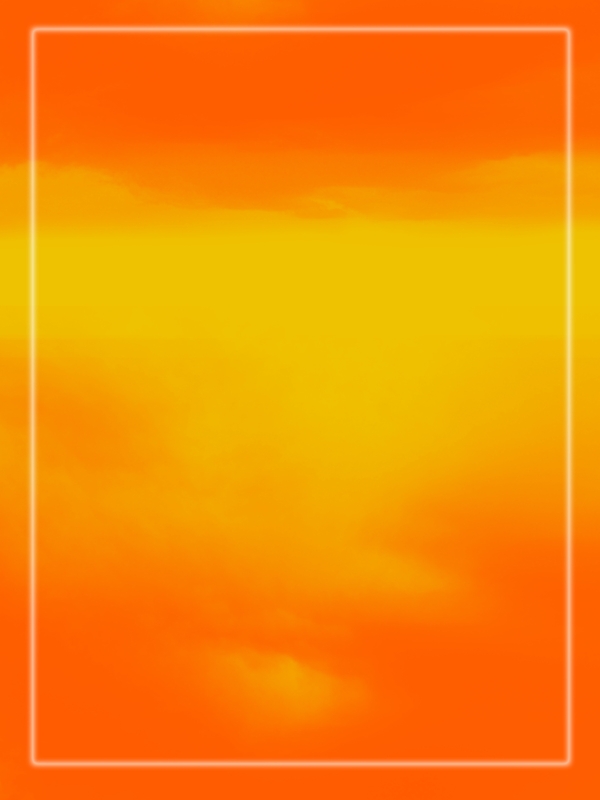 橘红水彩背景素材