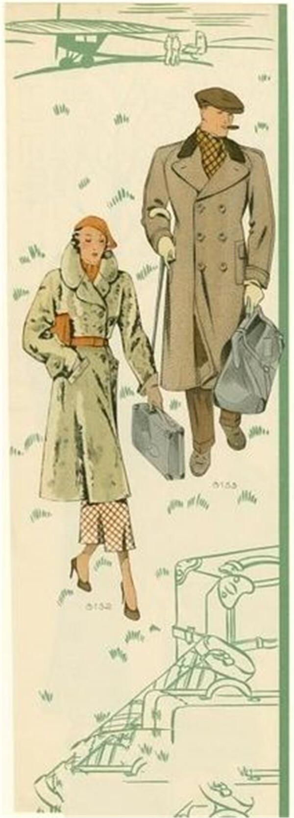 欧式男女时装设计图