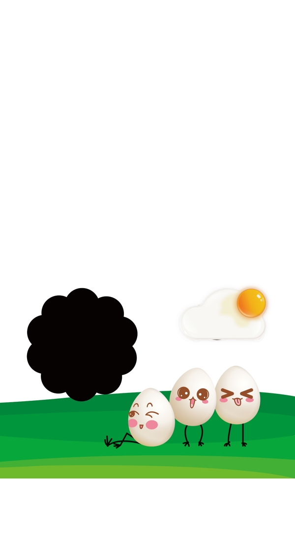 鸡蛋包装平面图
