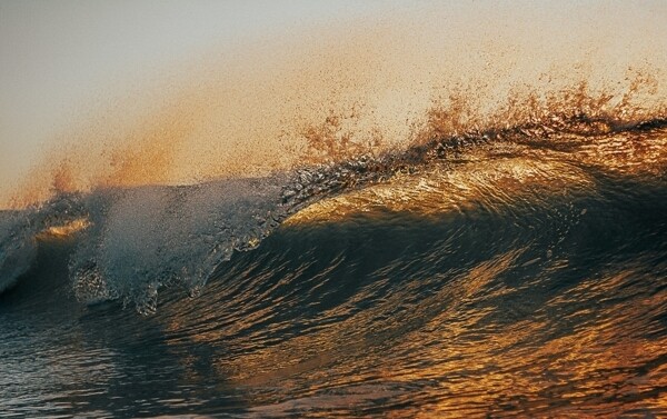 海洋波浪波纹自然风景素材图片