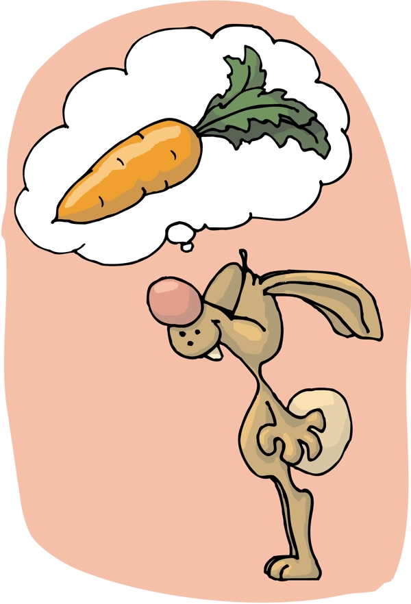 兔子想胡萝卜