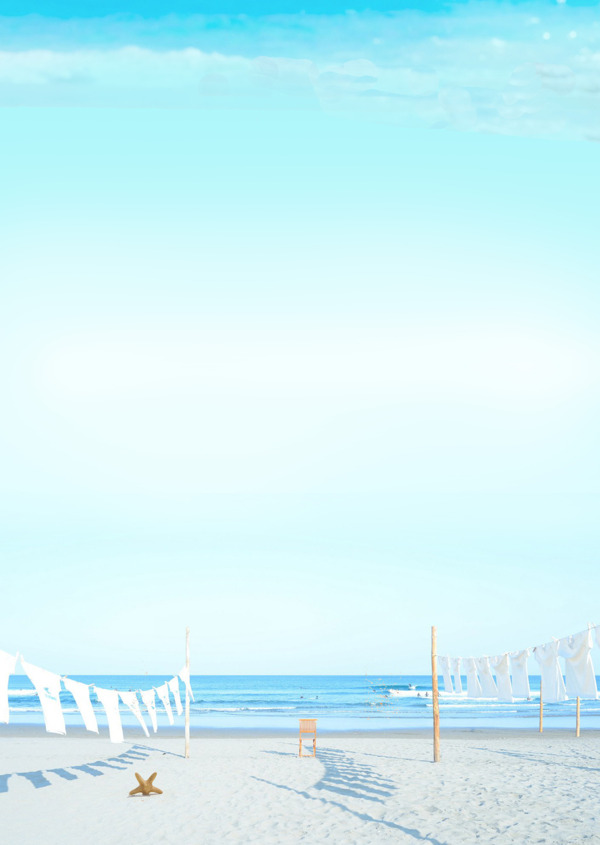 蓝海背景