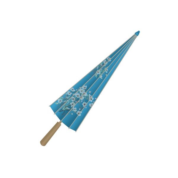 可商用中国风合起来的花伞