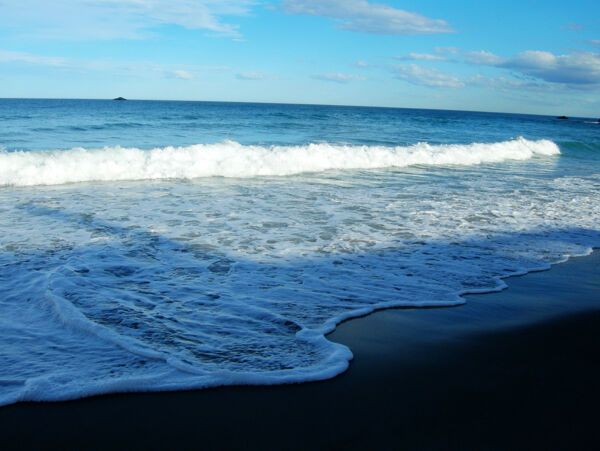 新西兰海滩风景图片