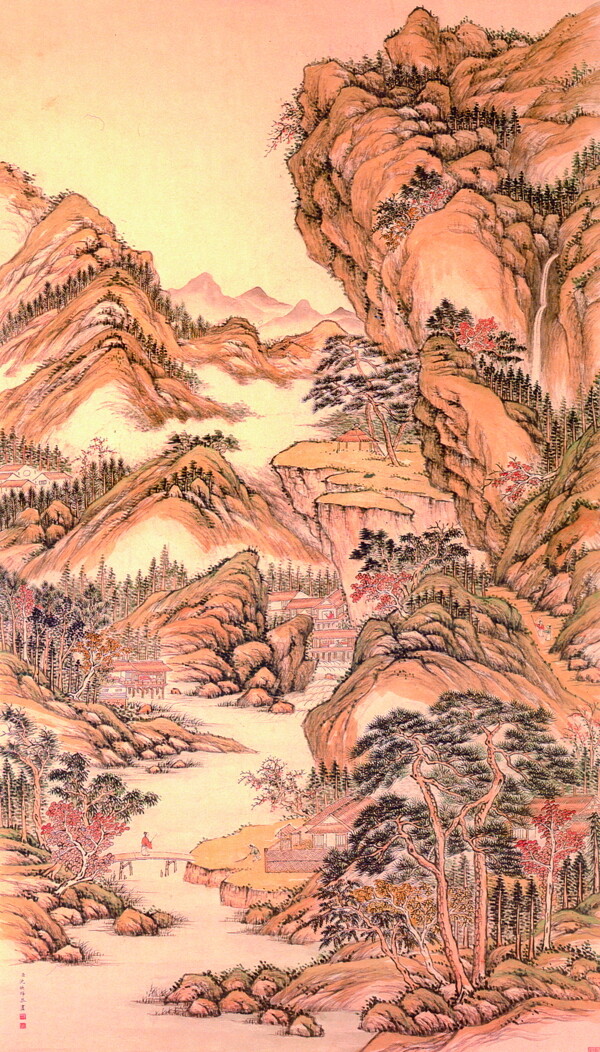山水名画中国画古典藏画0010