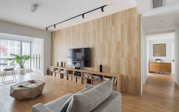 新中式客厅原木风格