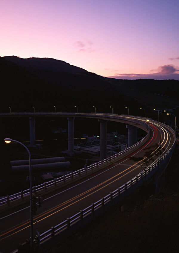 城市公路摄影图片