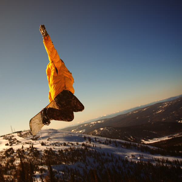 滑雪运动员摄影