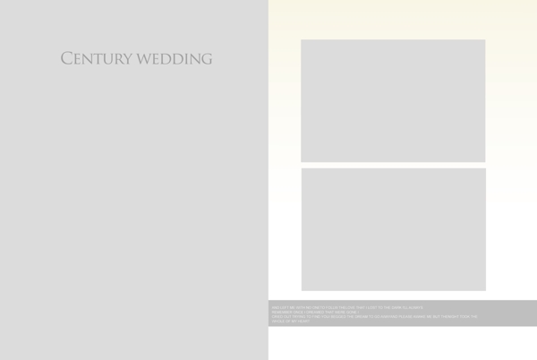 结婚婚纱照相册设计模板