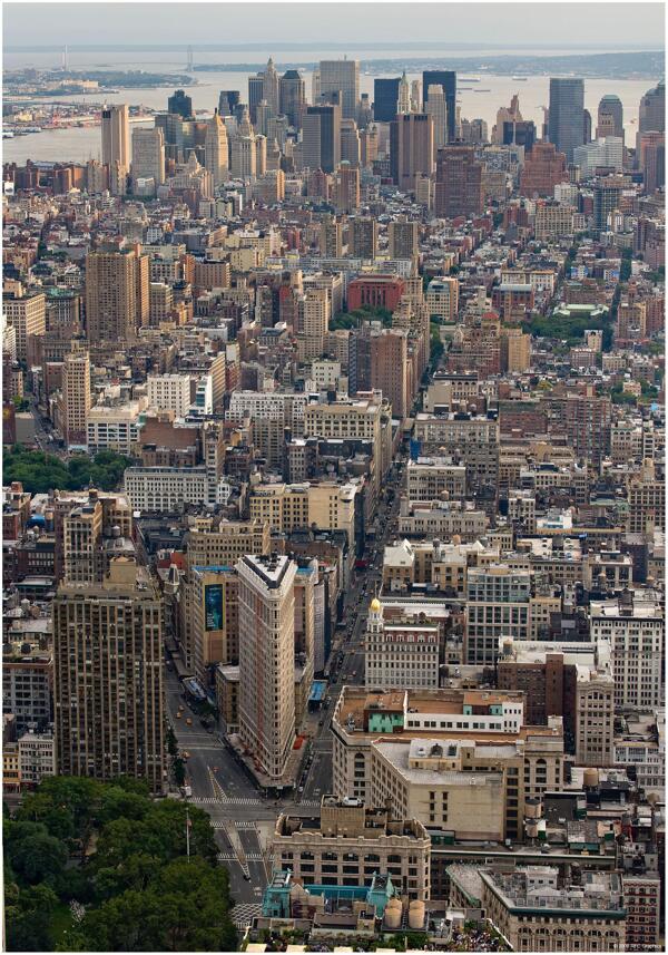 纽约鸟瞰图片