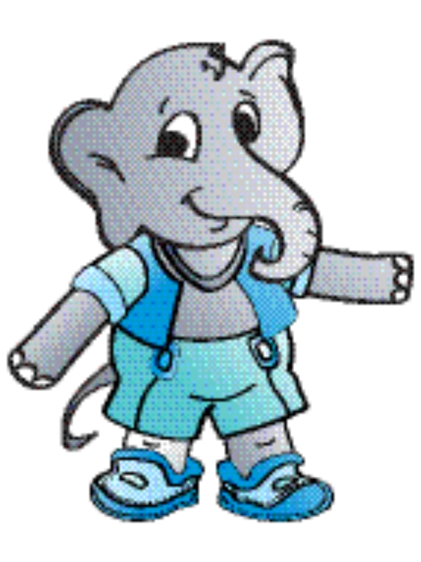 灰色的大象的插图