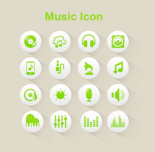 手机app音乐图标