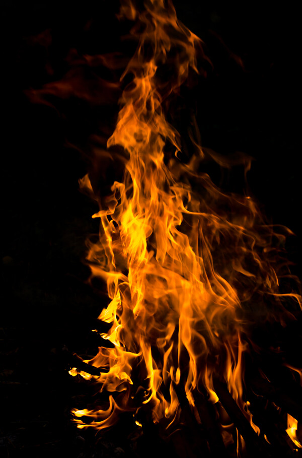 燃烧的大火图片