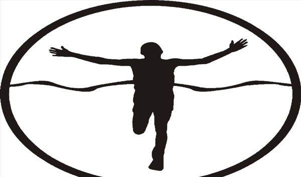 田径矢量标志logo