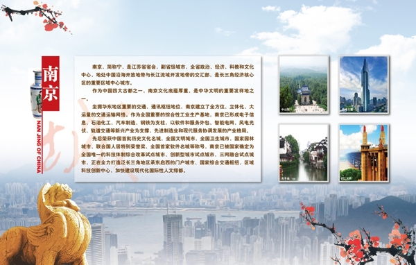 南京城展板图片