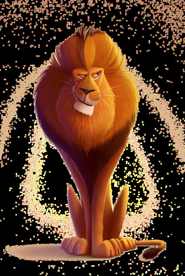 童话狮子王图案元素