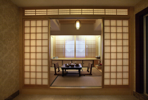 现代日式客厅装修效果图