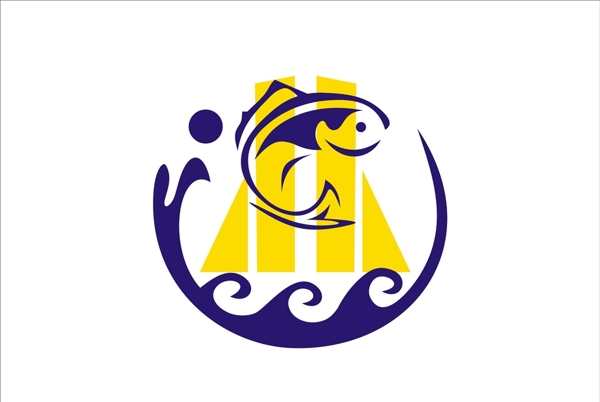 海源渔村标志海鲜CDR