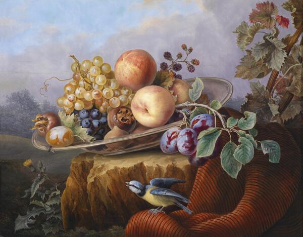 欧洲水果油画