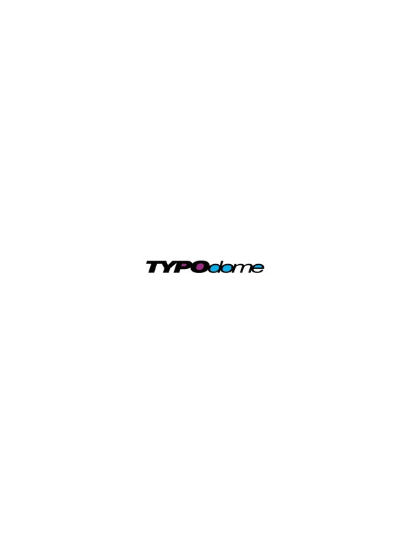 Typodomelogo设计欣赏Typodome工作室LOGO下载标志设计欣赏