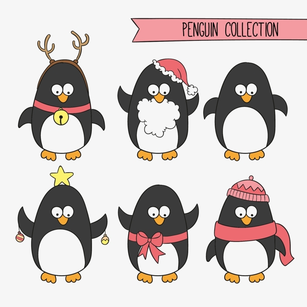圣诞企鹅集合