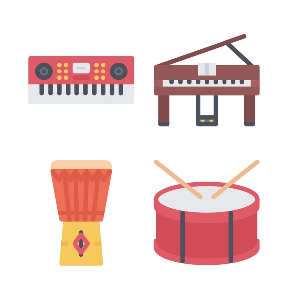 乐器用品icon图标素材