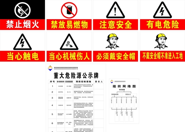 警示标示牌图片