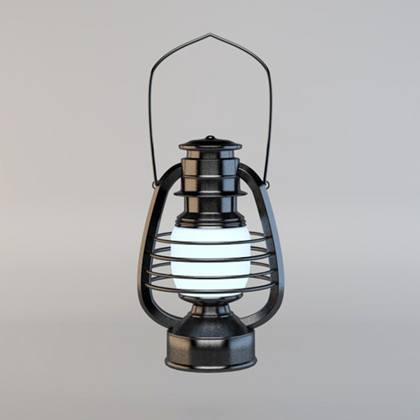 煤油灯模型3D