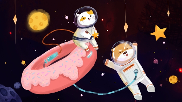 奇妙太空甜甜圈号喵星人与汪星人