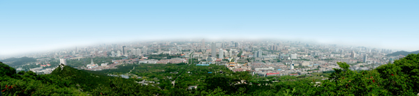 济南全景图片