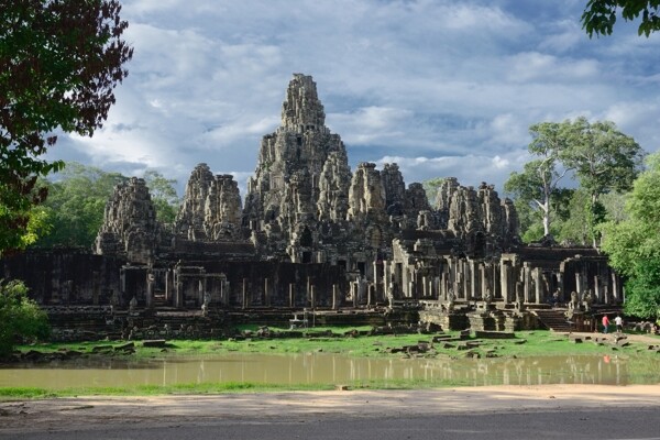 柬埔寨巴戎寺风景