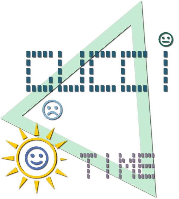 笑脸边框创意可爱元素卡通电子字母太阳