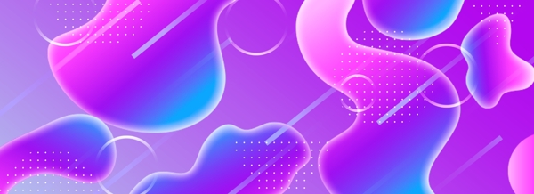 双十一渐变流体背景BANNER