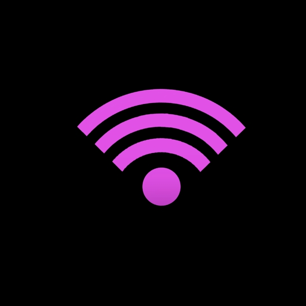 暖色紫色无线信号