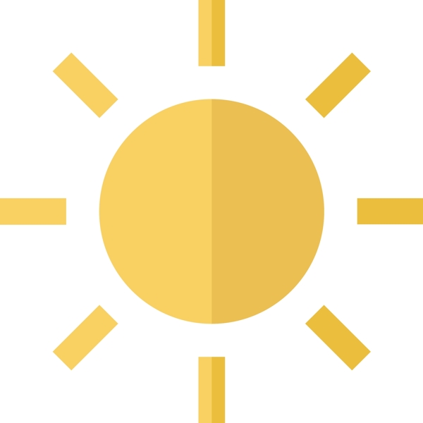 时髦的太阳图标