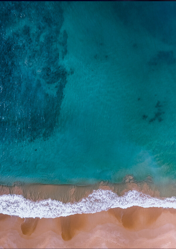 海滩海洋自然天空水