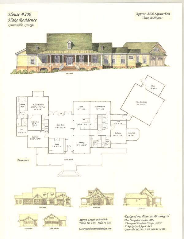 房屋建筑平面设计图