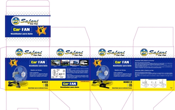 电风扇包装图片