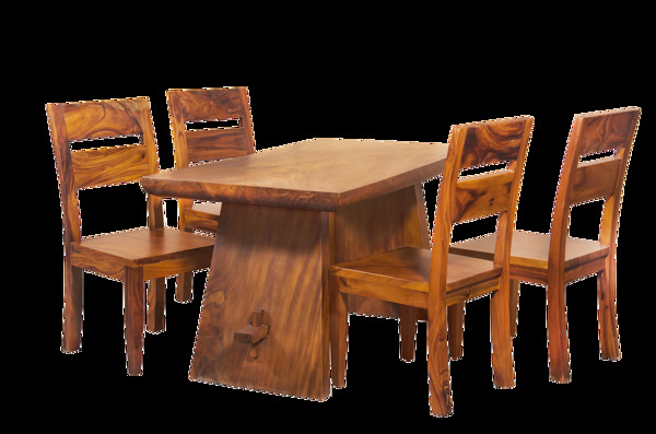 创意复古桌凳png元素