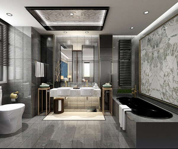现代家浴室装修效果图