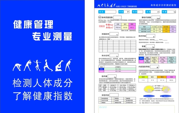 身体成分分析测试报告图片