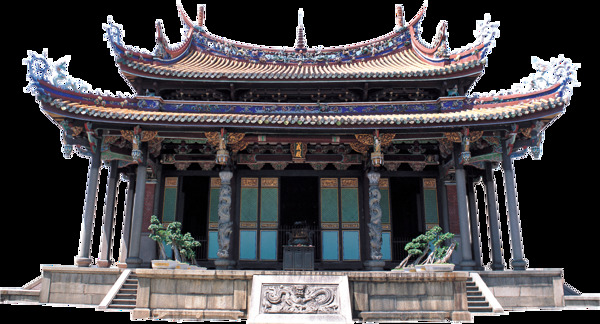 中国古式建筑png元素