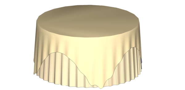 3D立体圆形餐桌婚礼效果素材